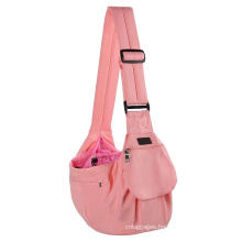 Hand Free Dog Sling Carrier Adjustable Padded Strap Tote Bag Breathable Dog Shoulder Bag
